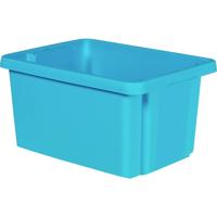 Curver 225366 Opbergbox ESSENTIALS Drehstapelbox 16L, blau Blauw 1 stuk(s)