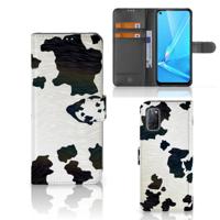 OPPO A72 | OPPO A52 | Telefoonhoesje | Met pasjeshouder | Koeienvlekken