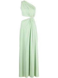 CHIARA BONI La Petite Robe robe longue à une épaule - Vert