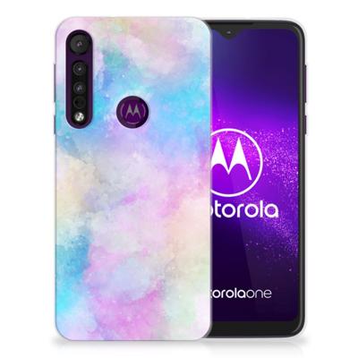 Smartphone hoesje Motorola One Macro Watercolor Light Smartphone hoesje Motorola One Macro Watercolor Light