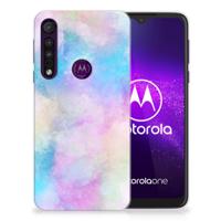 Smartphone hoesje Motorola One Macro Watercolor Light