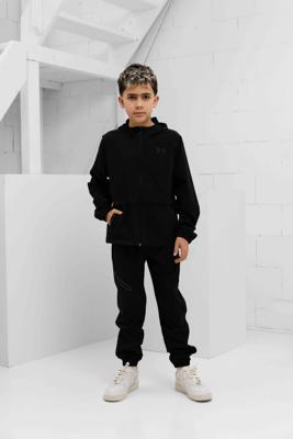 Under Armour Unstoppable Woven Trainingspak Kids Zwart - Maat 140 - Kleur: Zwart | Soccerfanshop