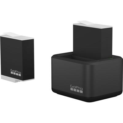 Gopro Dual Battery Charger +2x Enduro Batt For HERO12,11,10,9