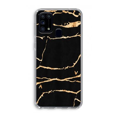 Gouden marmer: Samsung Galaxy M31 Transparant Hoesje