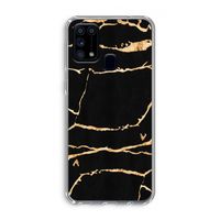 Gouden marmer: Samsung Galaxy M31 Transparant Hoesje
