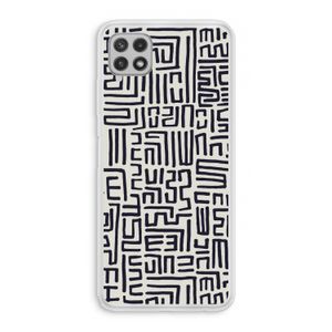 Moroccan Print: Samsung Galaxy A22 4G Transparant Hoesje