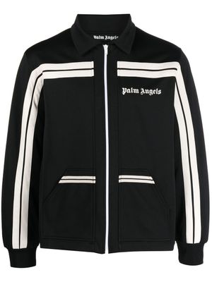 Palm Angels veste matelassée à logo imprimé - Noir