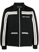 Palm Angels veste matelassée à logo imprimé - Noir