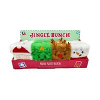 Jingle Kerstmis Fluffig Notitieboekje A7
