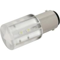 CML 1856123W LED-signaallamp Koud-wit BA15d 230 V/AC 380 mcd