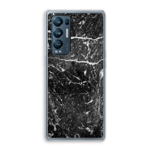 Zwart marmer: Oppo Find X3 Neo Transparant Hoesje