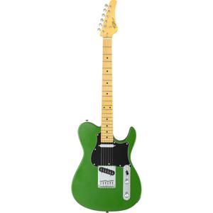 FGN Guitars Boundary Iliad Hyla Green Metallic elektrische gitaar met gigbag