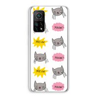 Meow: Xiaomi Mi 10T 5G Transparant Hoesje