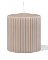 HEMA Stompkaars ⌀10x10cm Rib Naturel (naturel)