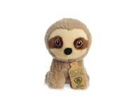 Eco Nation Pluchen knuffel - mini - luiaard - 13 cm