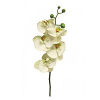 Kunst Phalaenopsis Orchidee Bora 58 cm - Wit - Nova Nature - thumbnail