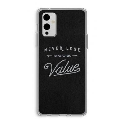 Never lose your value: OnePlus 9 Transparant Hoesje