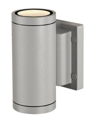 NEW MYRA UP-DOWN zilvergrijs 2xGU10