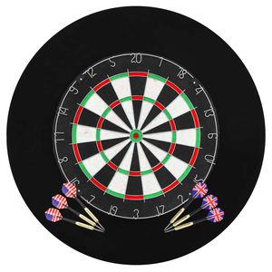 vidaXL Dartbord professioneel met 6 darts en surround sisal