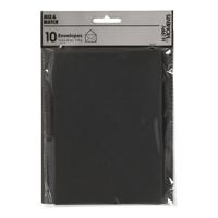 Creativ Company 217012 envelop C6 (114 x 162 mm) Zwart 10 stuk(s) - thumbnail