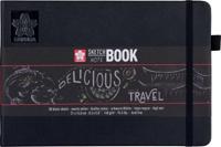 Sakura schetsboek, 140 g/m², ft A5, zwart, 80 vel Sakura schetsboek, 140 g/m², ft A5, zwart, 80 vel