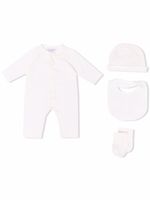 Emporio Armani Kids trousseau de naissance à logo imprimé - Rose