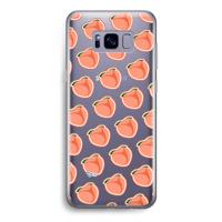 Just peachy: Samsung Galaxy S8 Transparant Hoesje - thumbnail