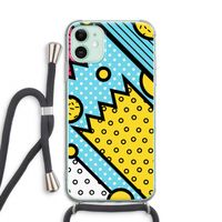 Pop Art #1: iPhone 11 Transparant Hoesje met koord
