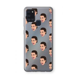 Ugly Cry Call: Samsung Galaxy A21s Transparant Hoesje
