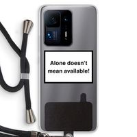 Alone: Xiaomi Mi Mix 4 Transparant Hoesje met koord