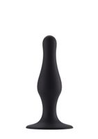 Butt Plug with Suction Cup - Small - Black