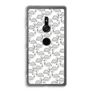 Zwanen: Sony Xperia XZ2 Transparant Hoesje