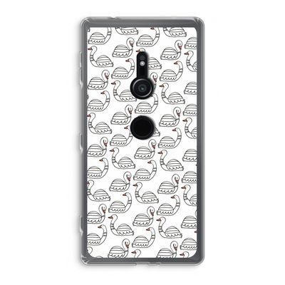 Zwanen: Sony Xperia XZ2 Transparant Hoesje