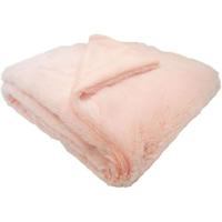 DOMIVA Coperta da neve con rivestimento in micromorbido - 75 x 100 cm - Latte alla fragola