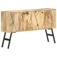 vidaXL Dressoir 118x30x75 cm massief mangohout - thumbnail