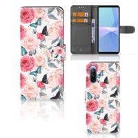 Sony Xperia 10 III Hoesje Butterfly Roses
