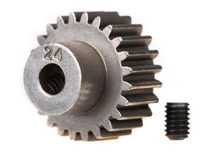 Traxxas - Gear, 24-T pinion (48-pitch) (fits 3mm shaft)/ set screw (TRX-2424)