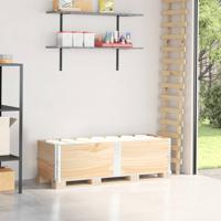 VidaXL Palletopzetranden 2 st 150x50 cm massief grenenhout