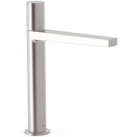 Wastafelkraan Tres Project | Opbouw | Mengkraan | Hoog model | 1-knop | Rond | RVS look
