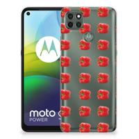 Motorola Moto G9 Power | Siliconen Case | Paprika Red