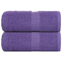 VidaXL Zeepdoekjes 2 st 30x30 cm 360 g/m² 100% katoen paars