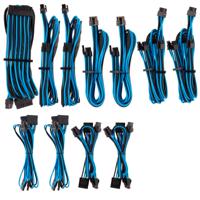 Corsair Premium Individually Sleeved DC Cable Pro Kit, Type 4 (Generation 4), BLUE/BLACK