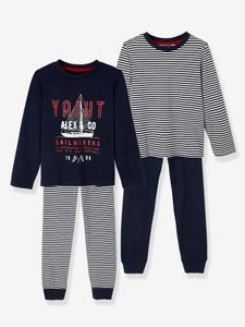 Set van 2 pyjama's boot set inkt