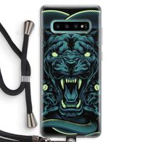 Cougar and Vipers: Samsung Galaxy S10 Plus Transparant Hoesje met koord