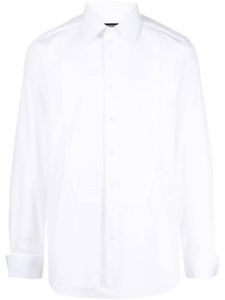 TOM FORD chemise en coton à manches longues - Blanc