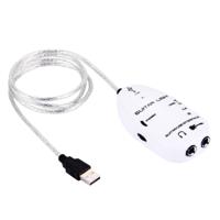 USB Interface Guitaar Link Kabel PC/MAC Recordingwit
