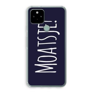 Moatsje!: Google Pixel 5 Transparant Hoesje