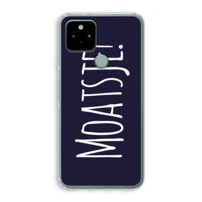 Moatsje!: Google Pixel 5 Transparant Hoesje