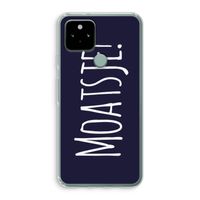 Moatsje!: Google Pixel 5 Transparant Hoesje