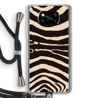 Arizona Zebra: Xiaomi Poco X3 NFC Transparant Hoesje met koord